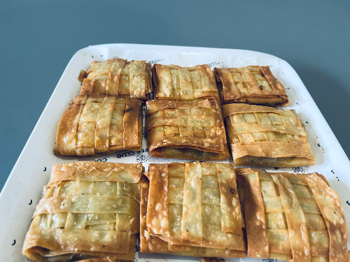 Square samosa